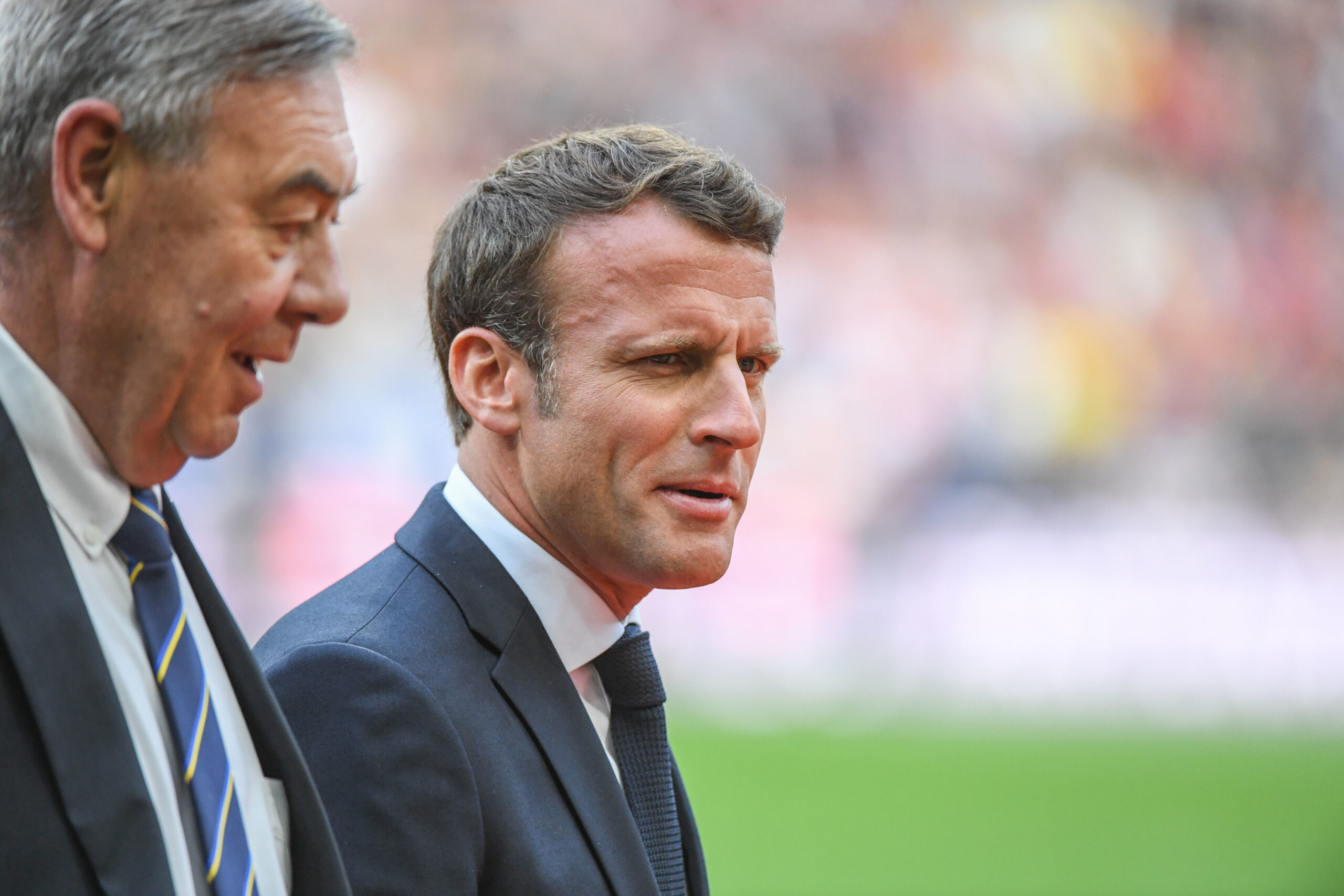 EDF, Emmanuel Macron aux Bleus : &quot;Ramenez la coupe&quot;