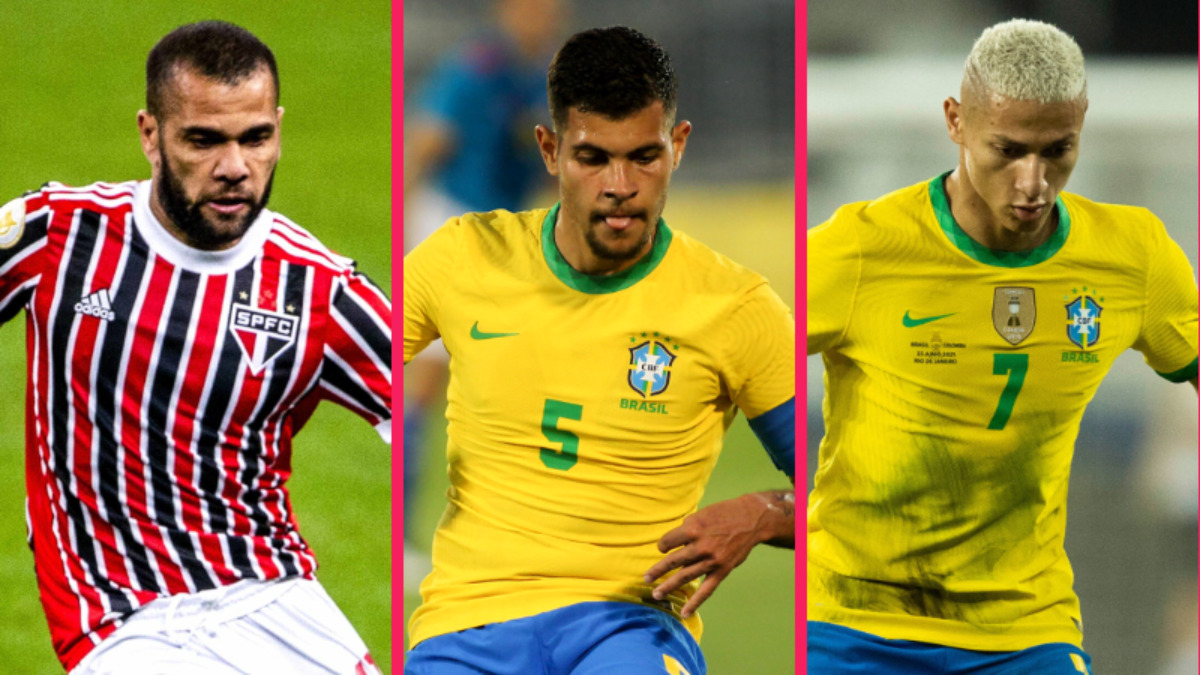 JO : le Brésil avec Dani Alves, Guimarães et Richarlison, mais sans Gerson et Vinícius Júnior