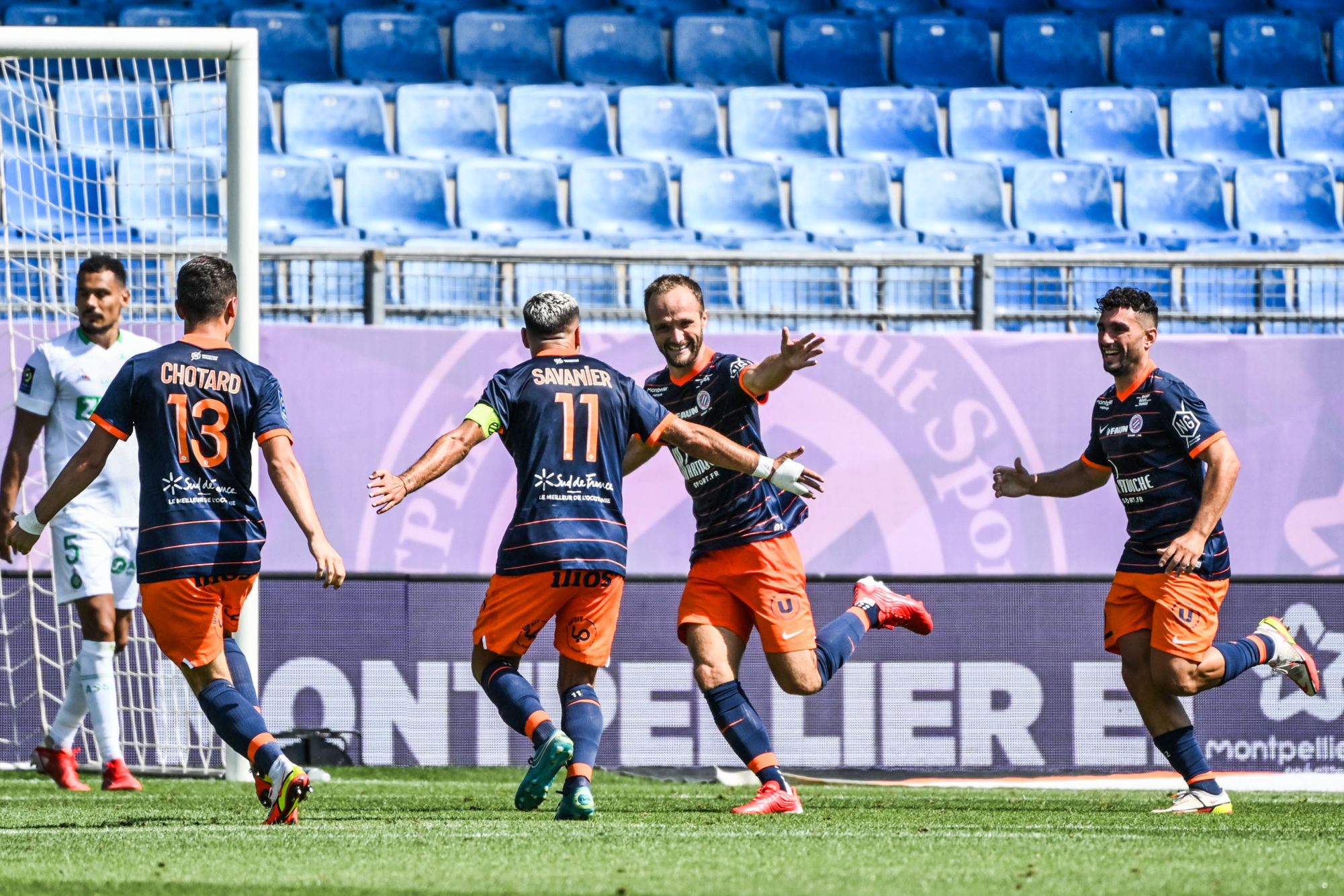 L1 : Montpellier s&#039;impose contre Saint-Etienne, premier but de Germain