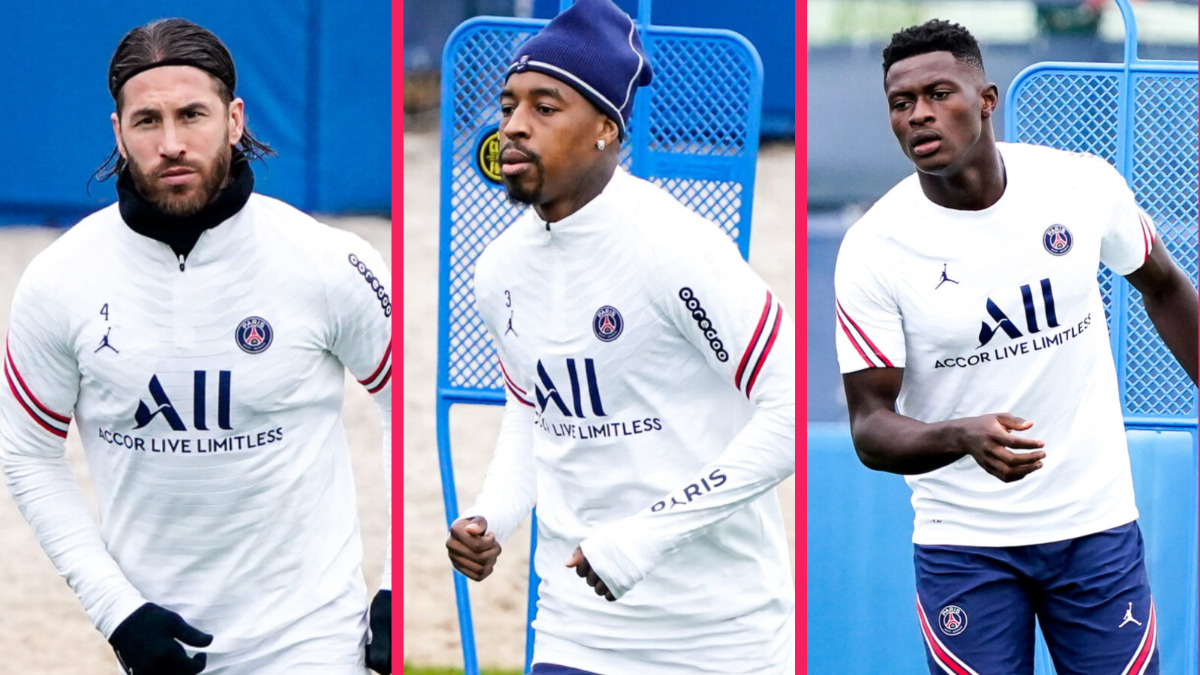 PSG : Ramos, Kimpembe et Mendes présents à la reprise de l&#039;entraînement