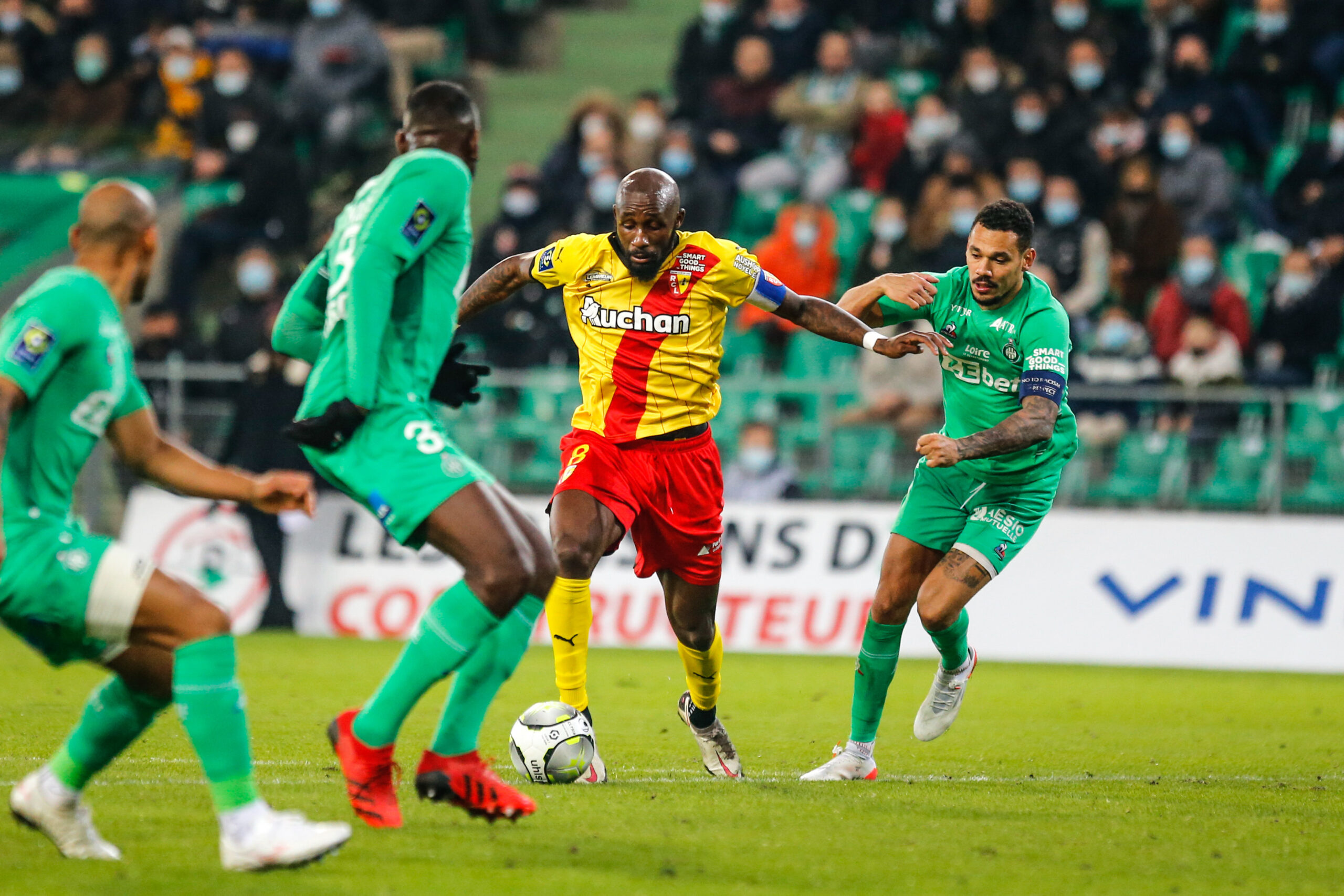 L1 (J21) : Fofana assomme les Verts en fin de match et offre la victoire à Lens
