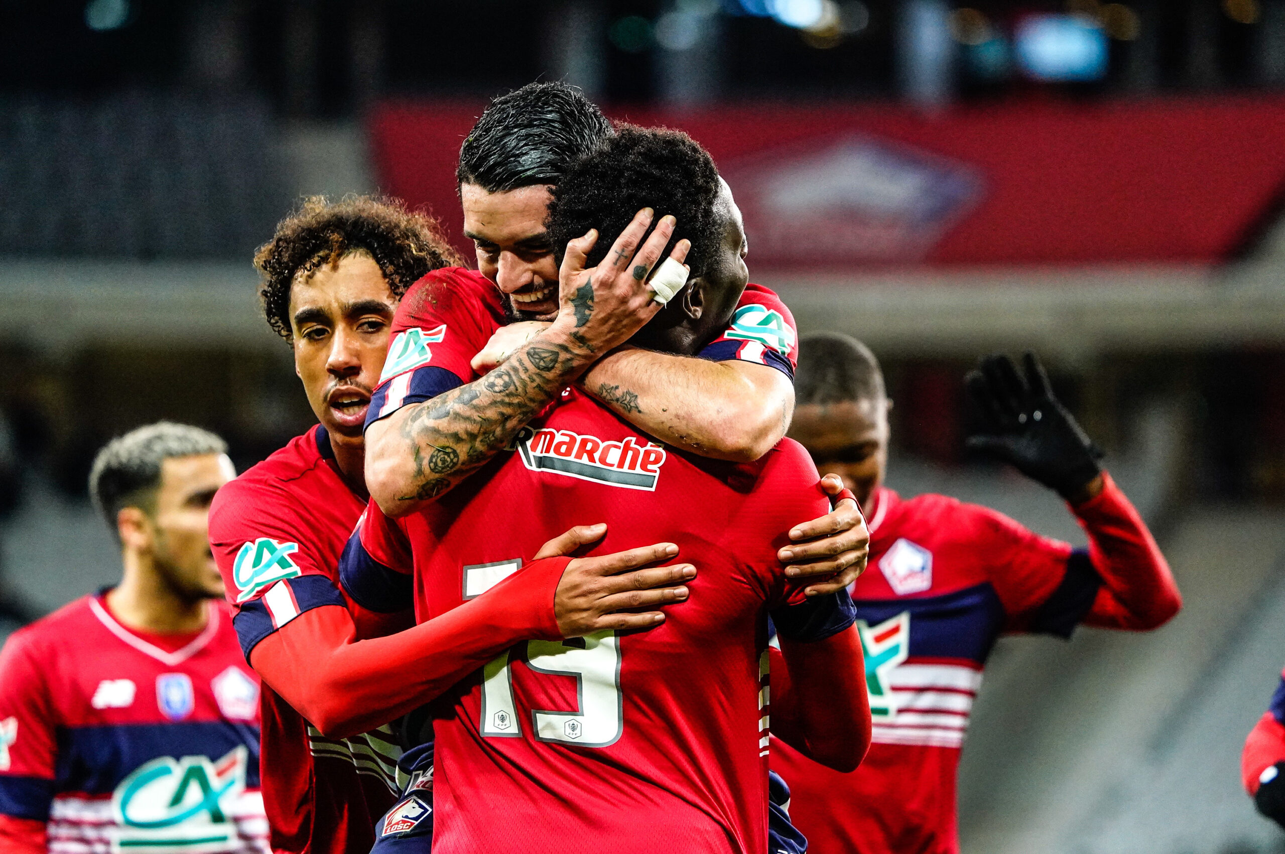 CdF (32es) : un Lille beaucoup trop fort se défait de Troyes et affrontera Pau en 16e