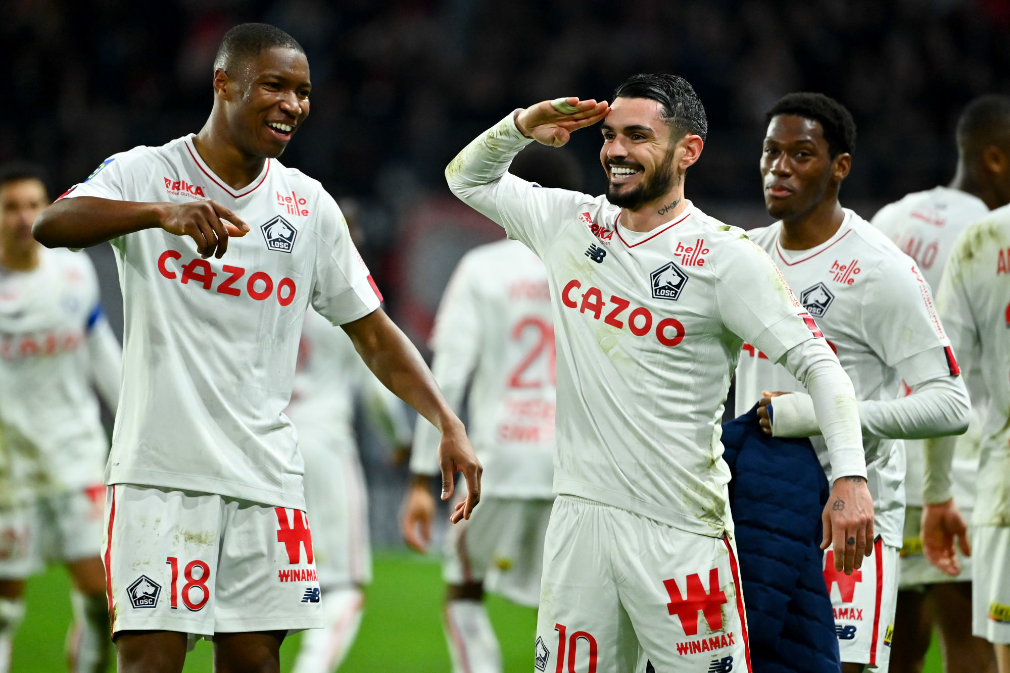 L1 (J22) : Lille renverse Rennes et se replace dans la course à l&#039;Europe